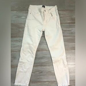 Just Black White Capri Jeans sz 27